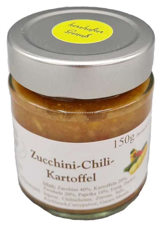 Zucchini-Chili-Kartoffel Chutney