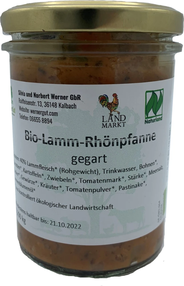Bio Lamm-Rhönpfanne 200 g