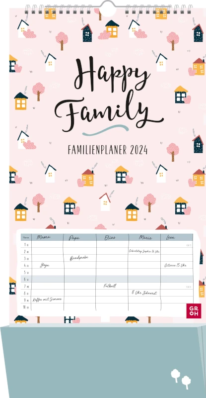 Familienkalender 2024 Happy Family